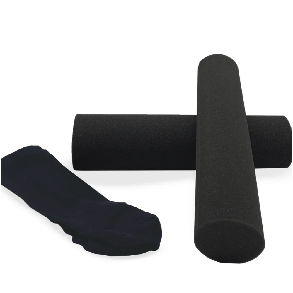 Maxliving Chiropractic Spinal Care Firm Progressive Rollers with Covers Black